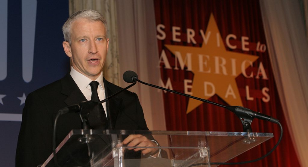 Anderson Cooper at the 2004 Sammies